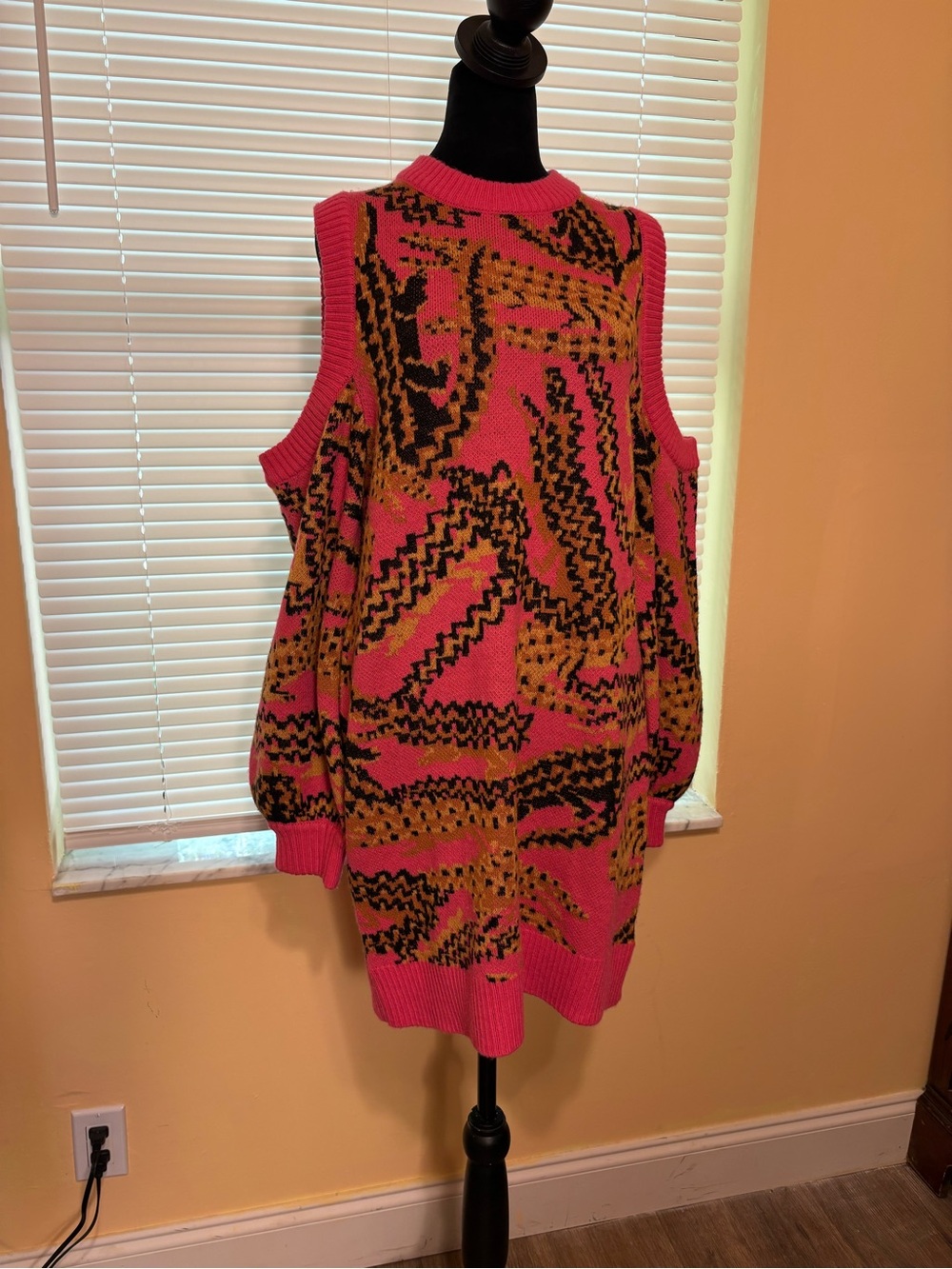 FARM Rio Croco Sweater Dress